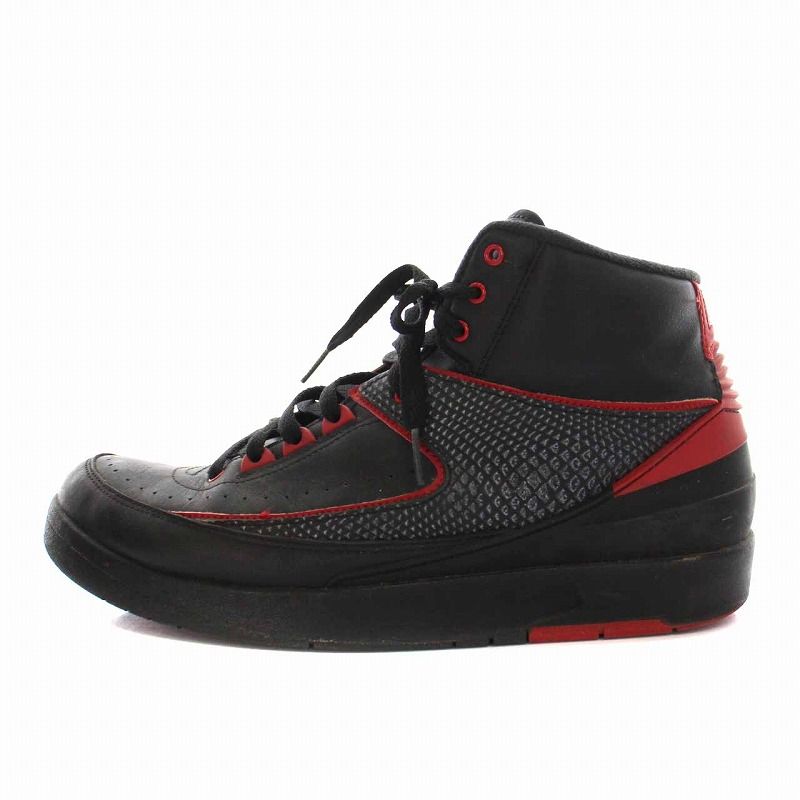 NIKE Air Jordan 2 Retro Alternate 87 Black Varsity Red エア 
