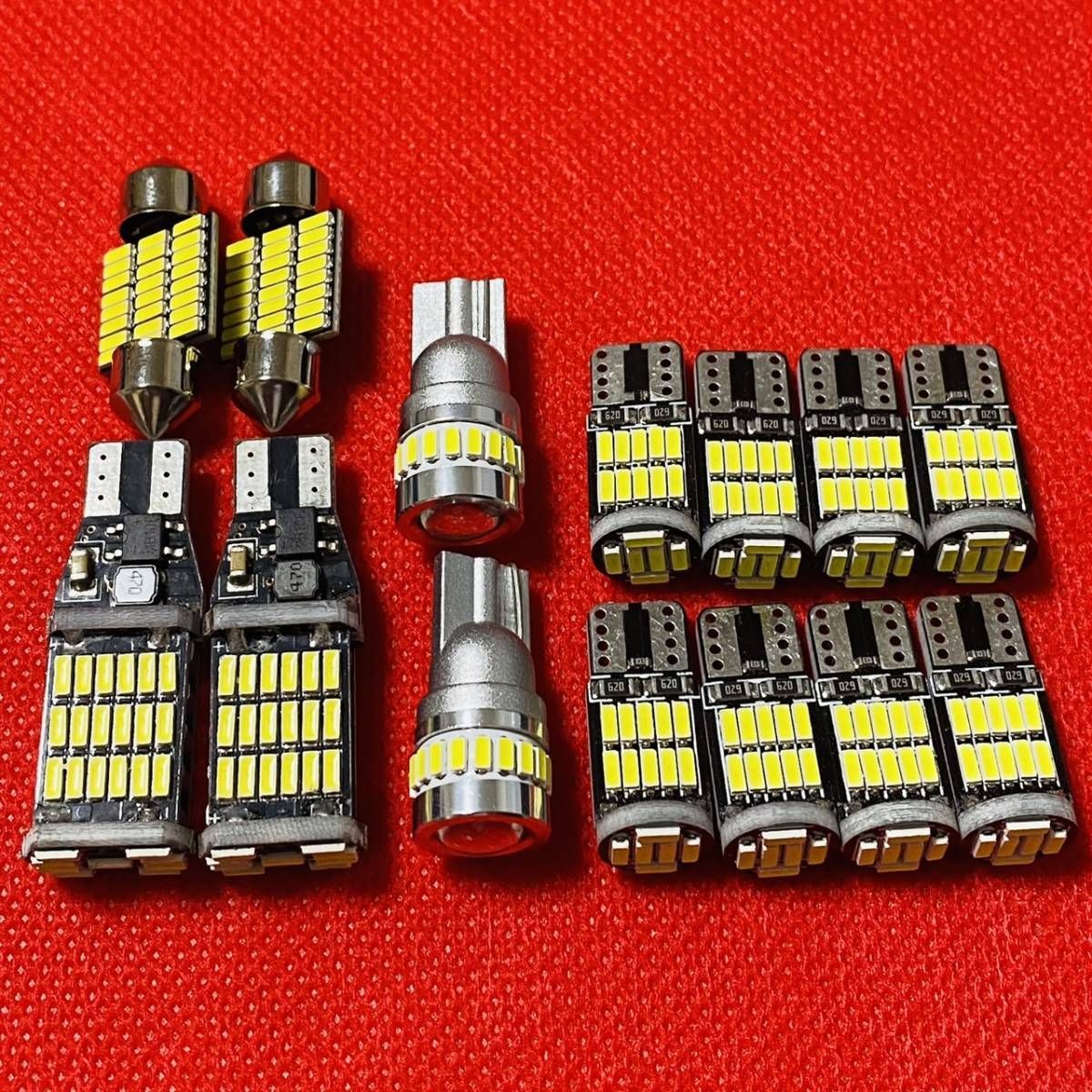 超爆光 プラドTX GDJ/GRJ/TRJ150系 バックランプ ナンバー灯 ルームランプ 14個セット T10 LED ホワイト ウェッジ球 トヨタ 送料無料 カスタム パーツ 車検対応
