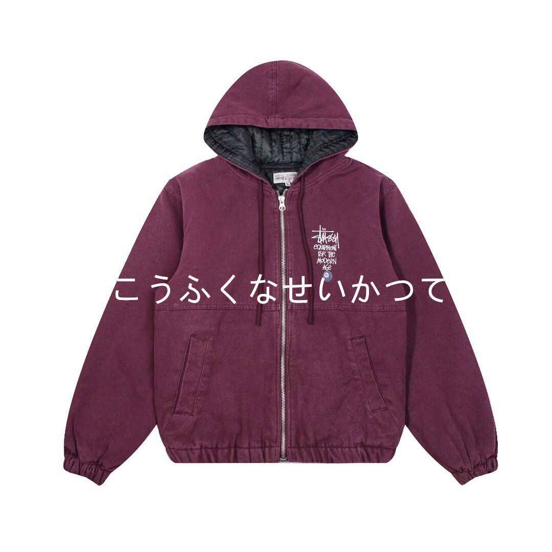 STUSSY CANVAS INSULATED WORK JACKET #00182 - メルカリ