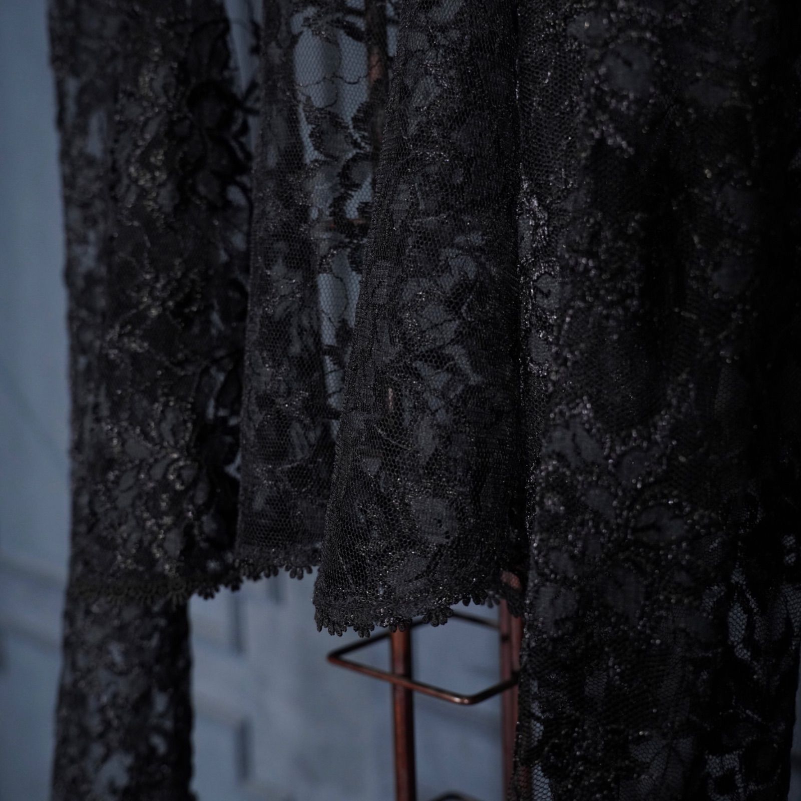 CARDIGAN|アメリカ古着総お花レースデザインボレロカーディガン