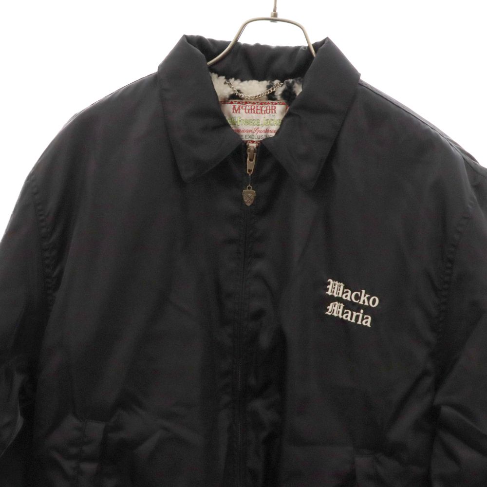 WACKO MARIA (ワコマリア) 23AW ×MCGREGOR ANTI-FREEZE JACKET TYPE-1 マクレガー 裏地レオパード アンチ  フリース ナイロン ジャケット ブラック 23FW-WMO-MC01 113133801 - メルカリ