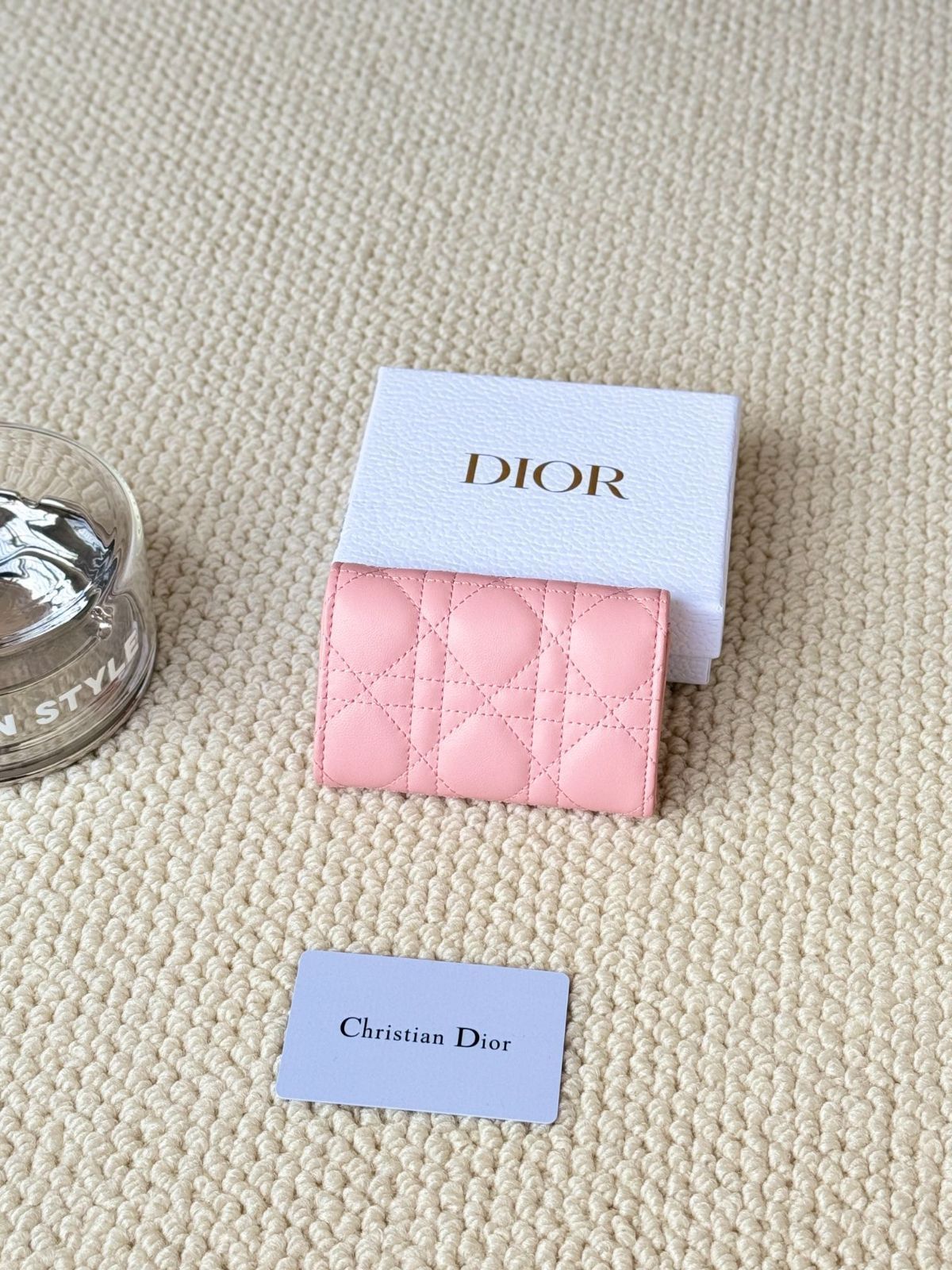 【大人上品♪】DIOR★My Dior Glycine ウォレット 今日特価】My Dior Glycine ウォレット, ラズベリーピンク, 藤の