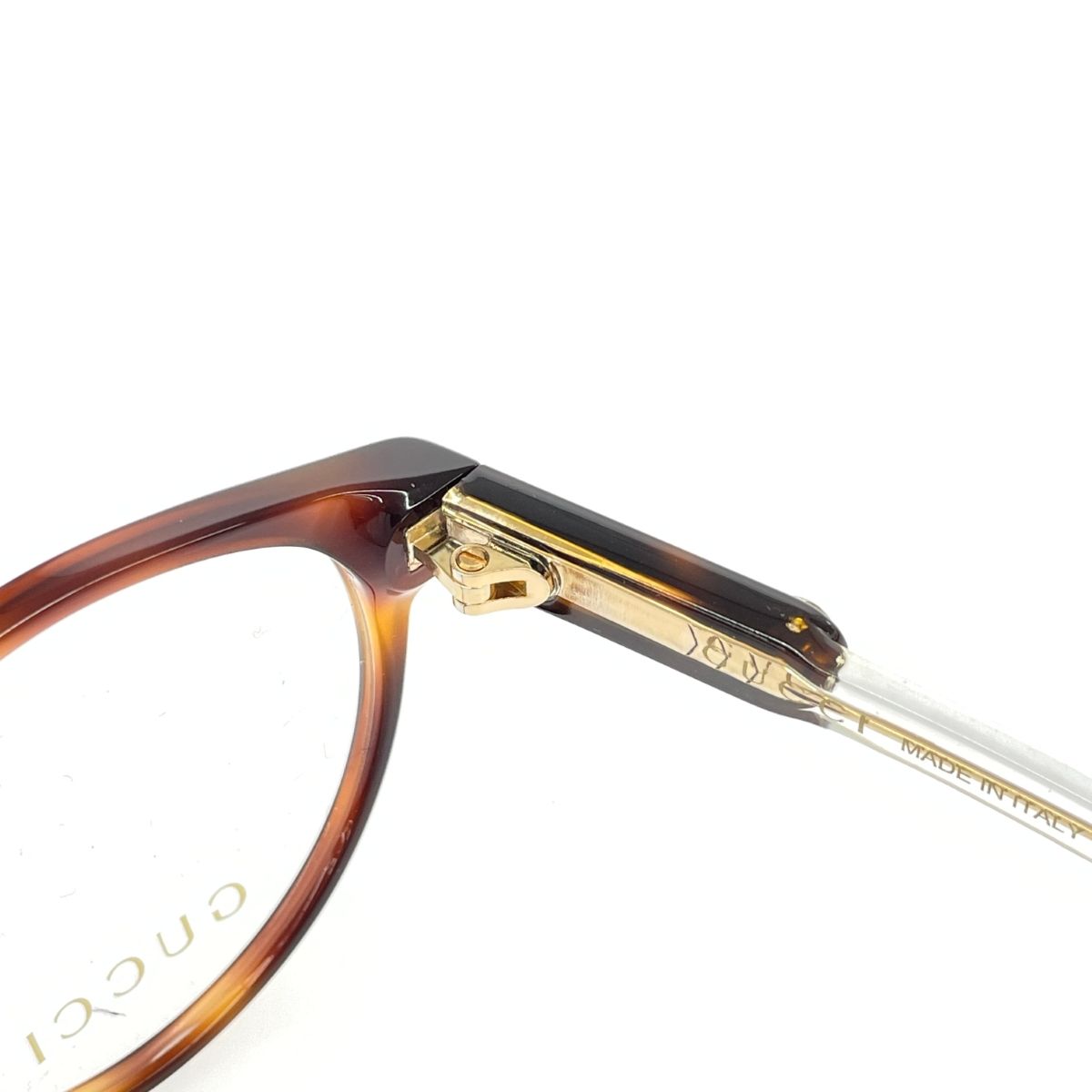 GUCCI グッチ メガネフレーム インターロッキング/べっ甲柄