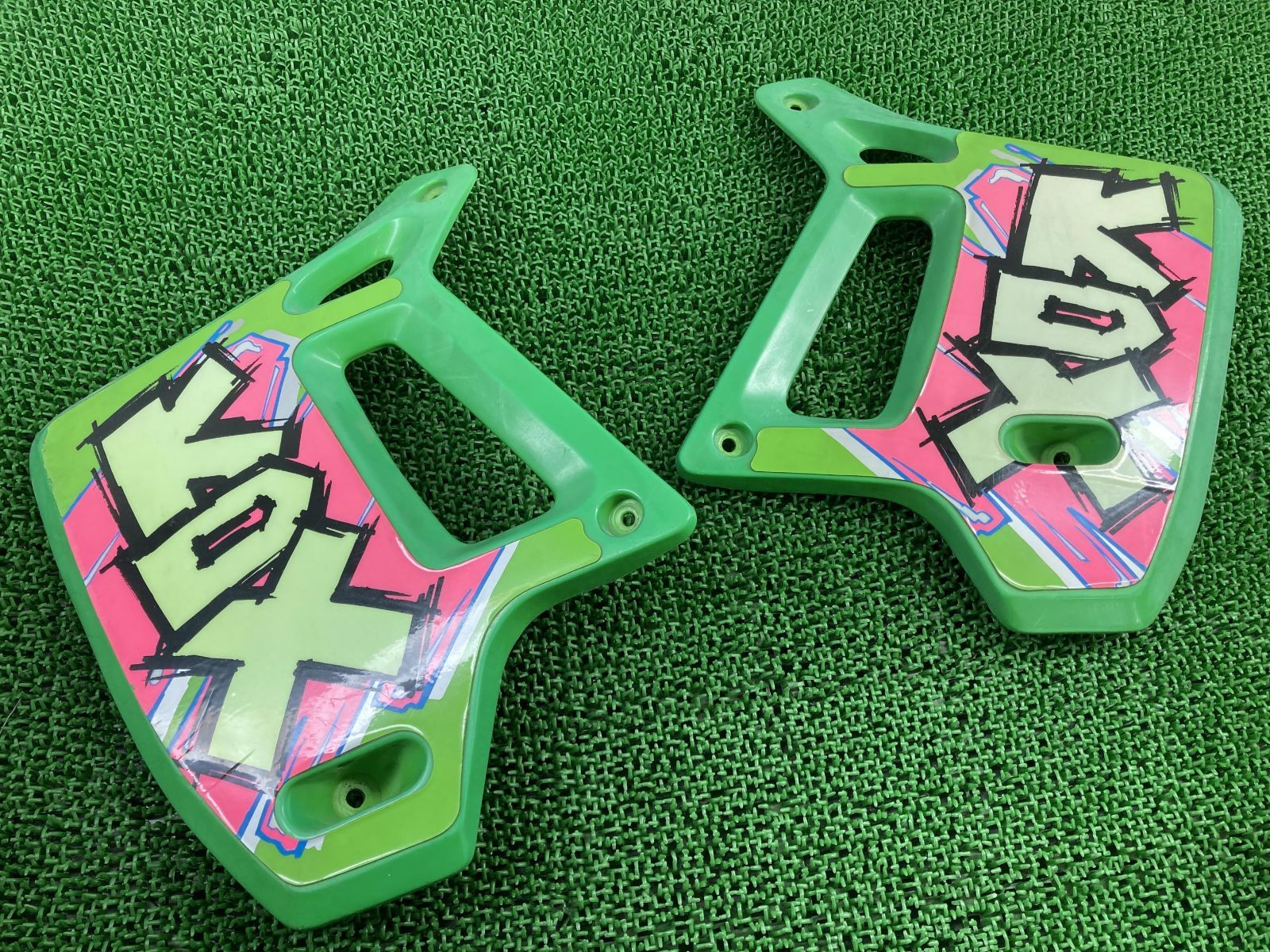 KDX200SR シュラウド 左 緑 49089-1089 カワサキ 純正 バイク 部品