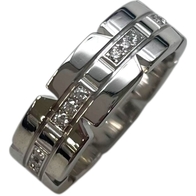 カルティエ タンクフランセーズ ダイヤ リング 750(WG) カルティエ タンクフランセーズ リング｜郡山のまじめな買取専門店Tamaki