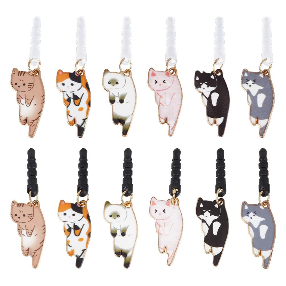 再販可能♪ミモザの眠り猫イヤホンジャック(ストラップに変更可) 再販可能♪ミモザの眠り猫イヤホンジャック(ストラップに変更可