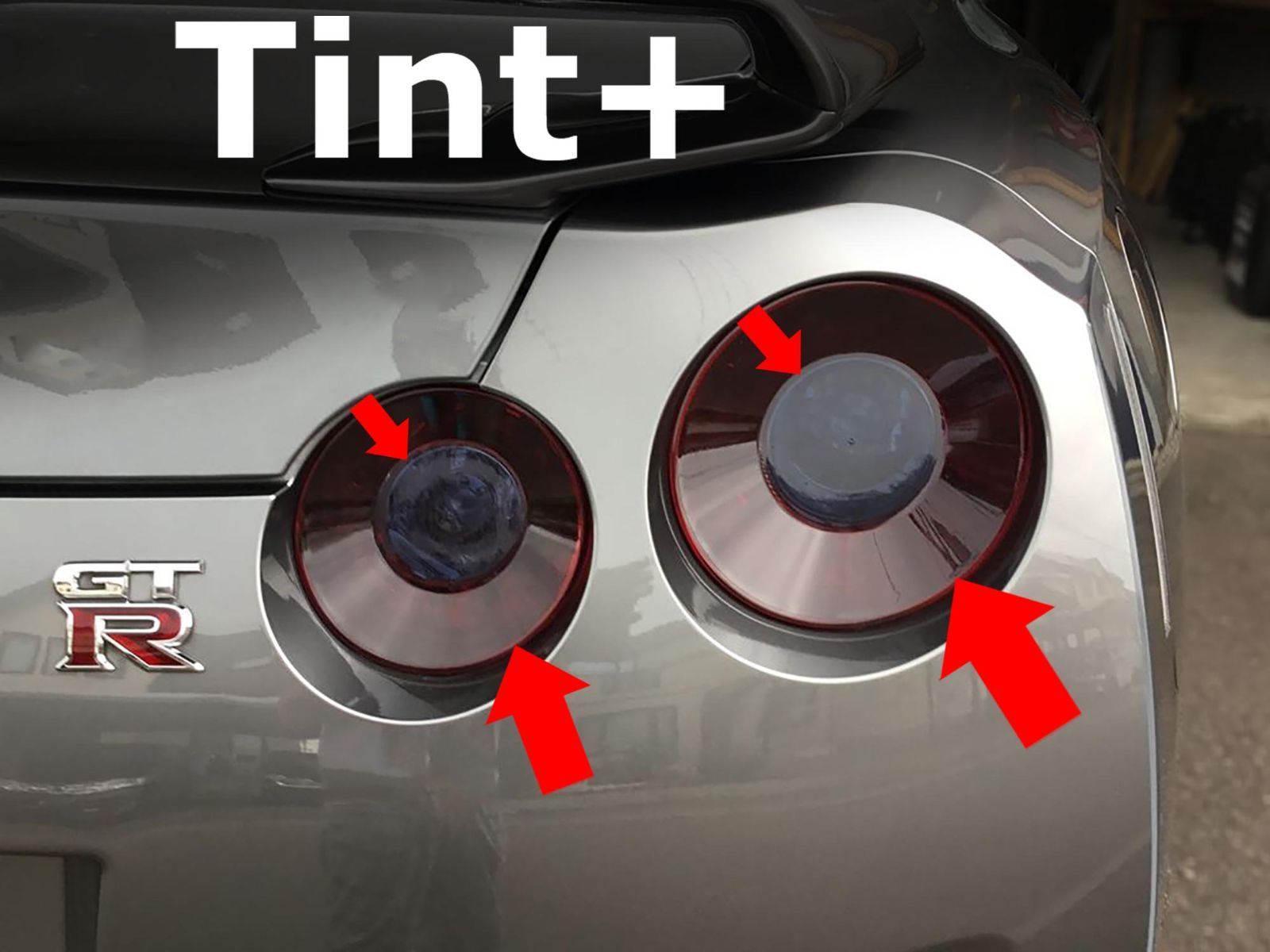 Tint+水洗→再利用Ok GT-R R35 テールランプ スモークフィルム r35 gtr GTR - メルカリ