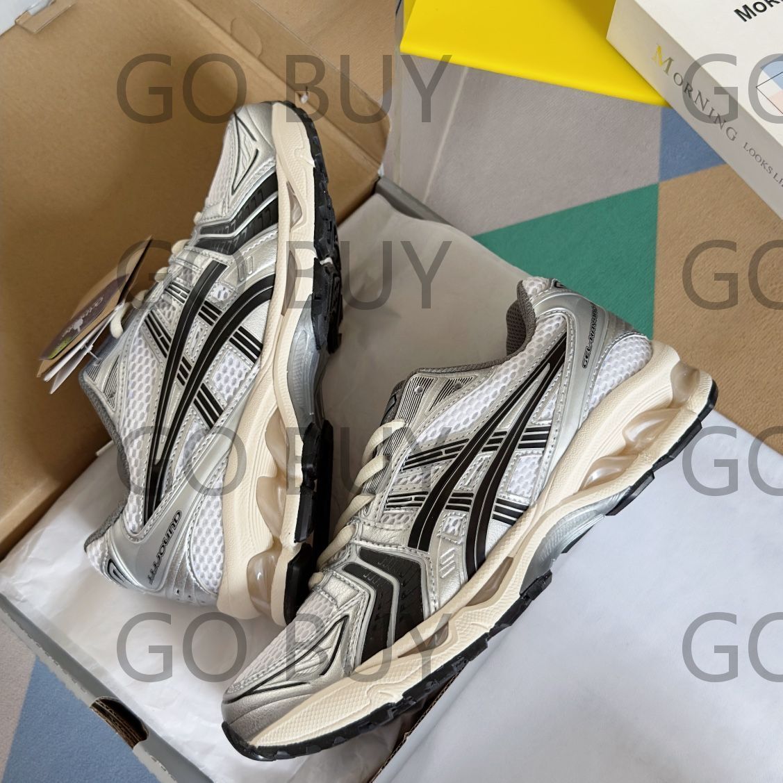 人気 Asics Gel-Kayano 14 レディース/メンズ  スニーカー 箱付 06