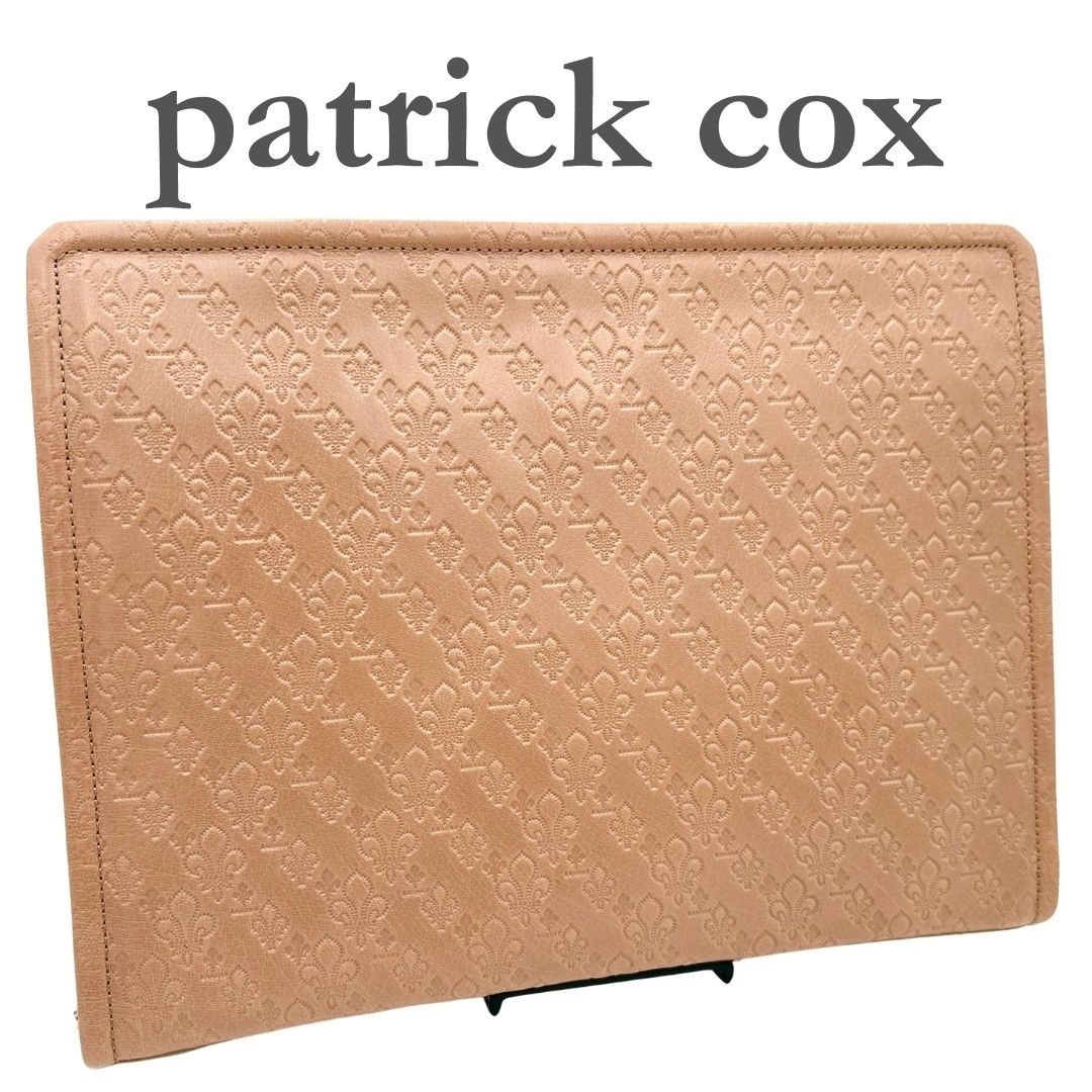 ■激レア・新品級■ patrick cox クラッチバッグ ベージュ 1654T □激レア□ patrick cox 新品級 クラッチバッグ ベージュ 1654T 【公式
