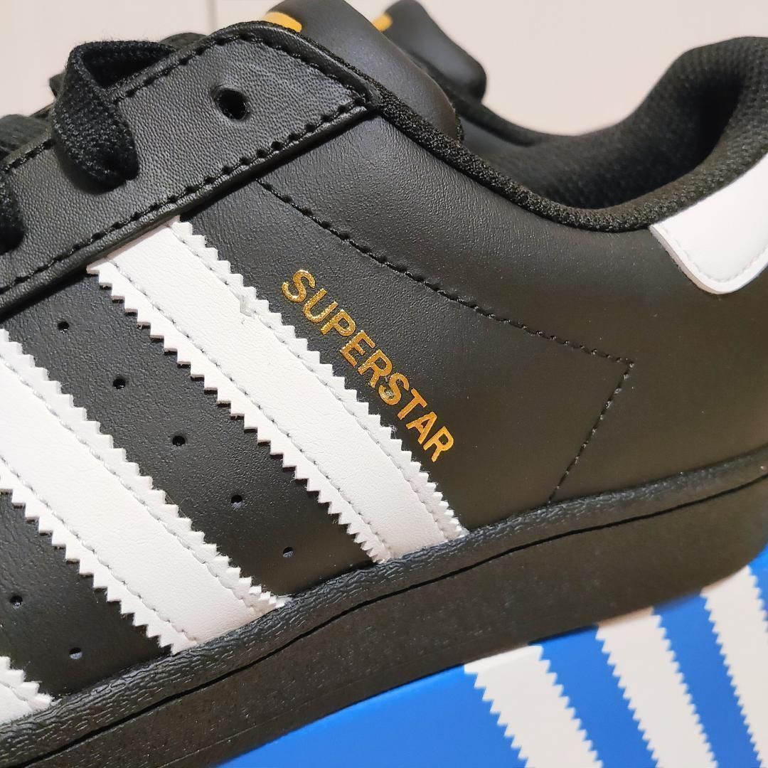 新品 27.0cm アディダス スーパースター EG4959 黒 スニーカー adidas