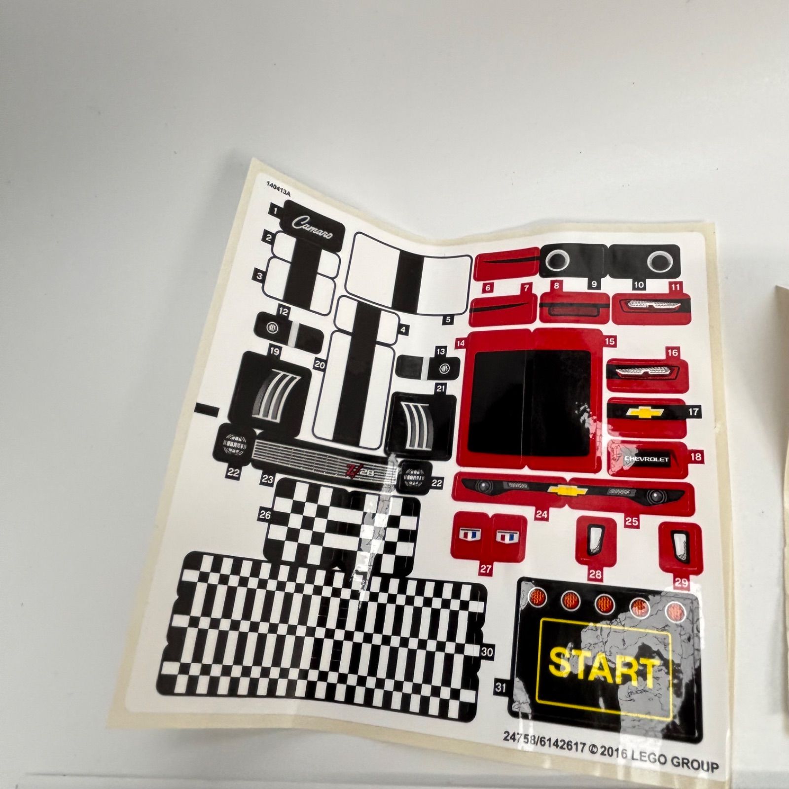 未使用品】 LEGO スピードチャンピオン シボレー カマロ ドラッグ