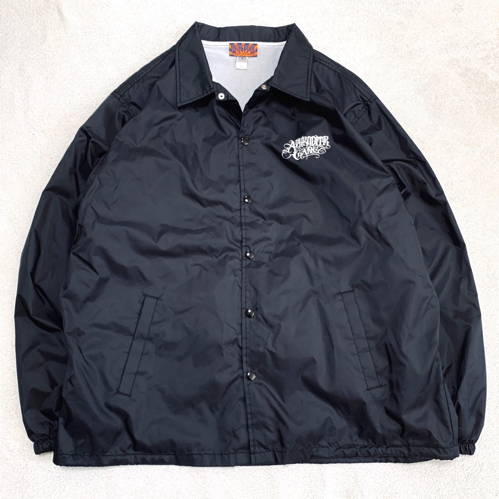 BUDSPOOL LOGO COACH JACKET コーチジャケット ナイロンジャケット 舐