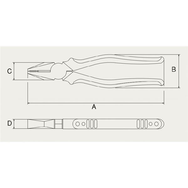 VICTOR（ビクター） 265-HG-175 ペンチ（エラストマーカバー付