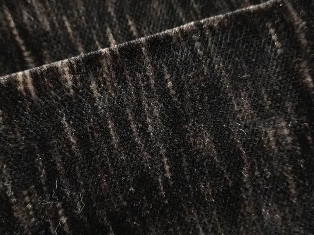 平和屋着物＃和装コート ベロア 霞文 黒地 逸品 CAAT5701id