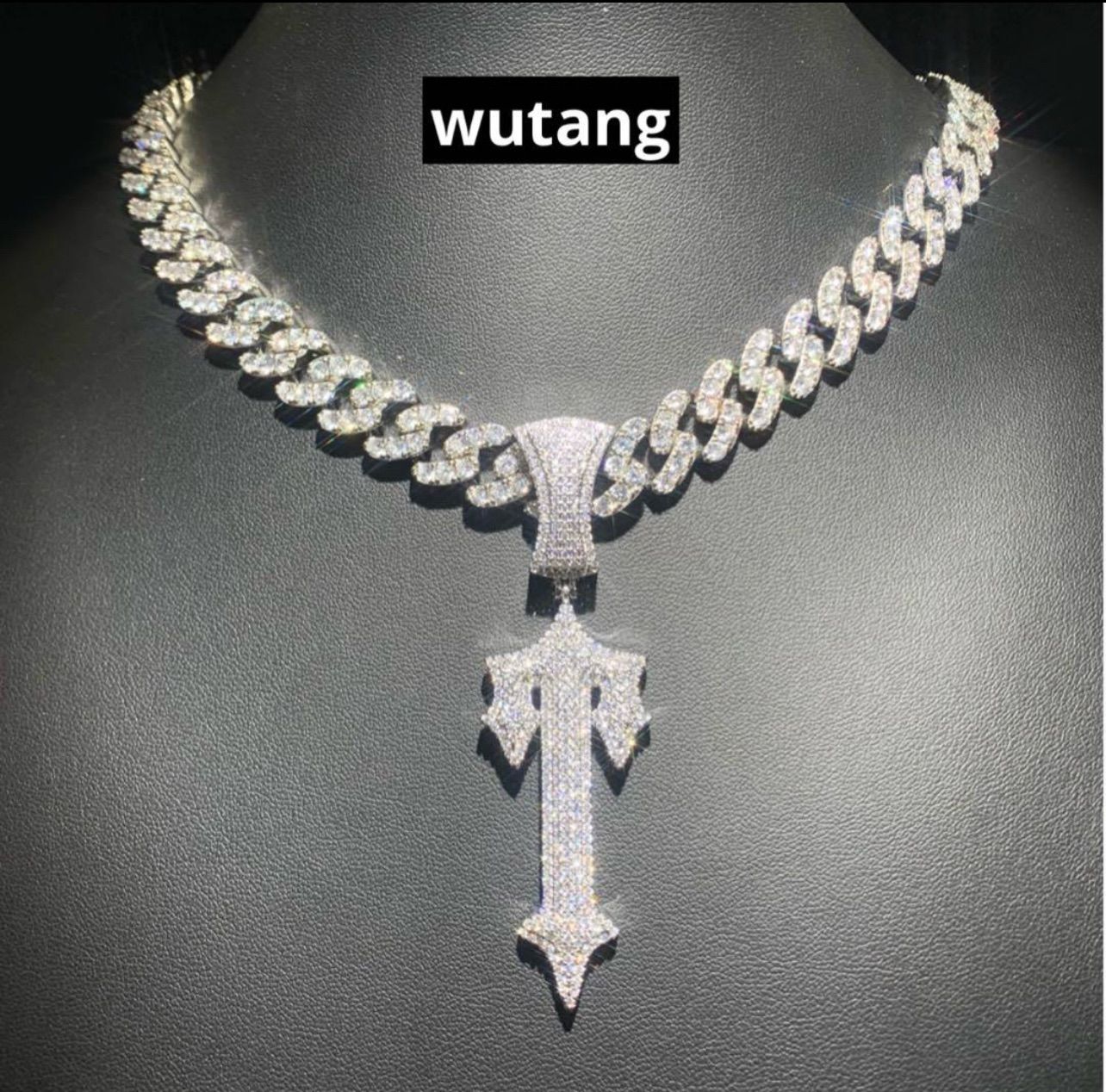 trapstar モチーフ シルバー ネックレス ブリンブリン ギャング