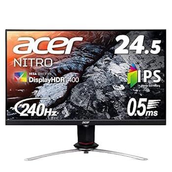 Acer ゲーミングモニター Nitro XV253QXbmiiprzx 実機】Acer Nitro XV253QXbmiiprzx レビュー｜240Hz・IPS・応答