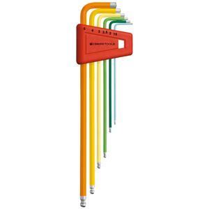 PB SWISS TOOLS 212LH-5RB ボール付ロング六角レンチセット パックナシ