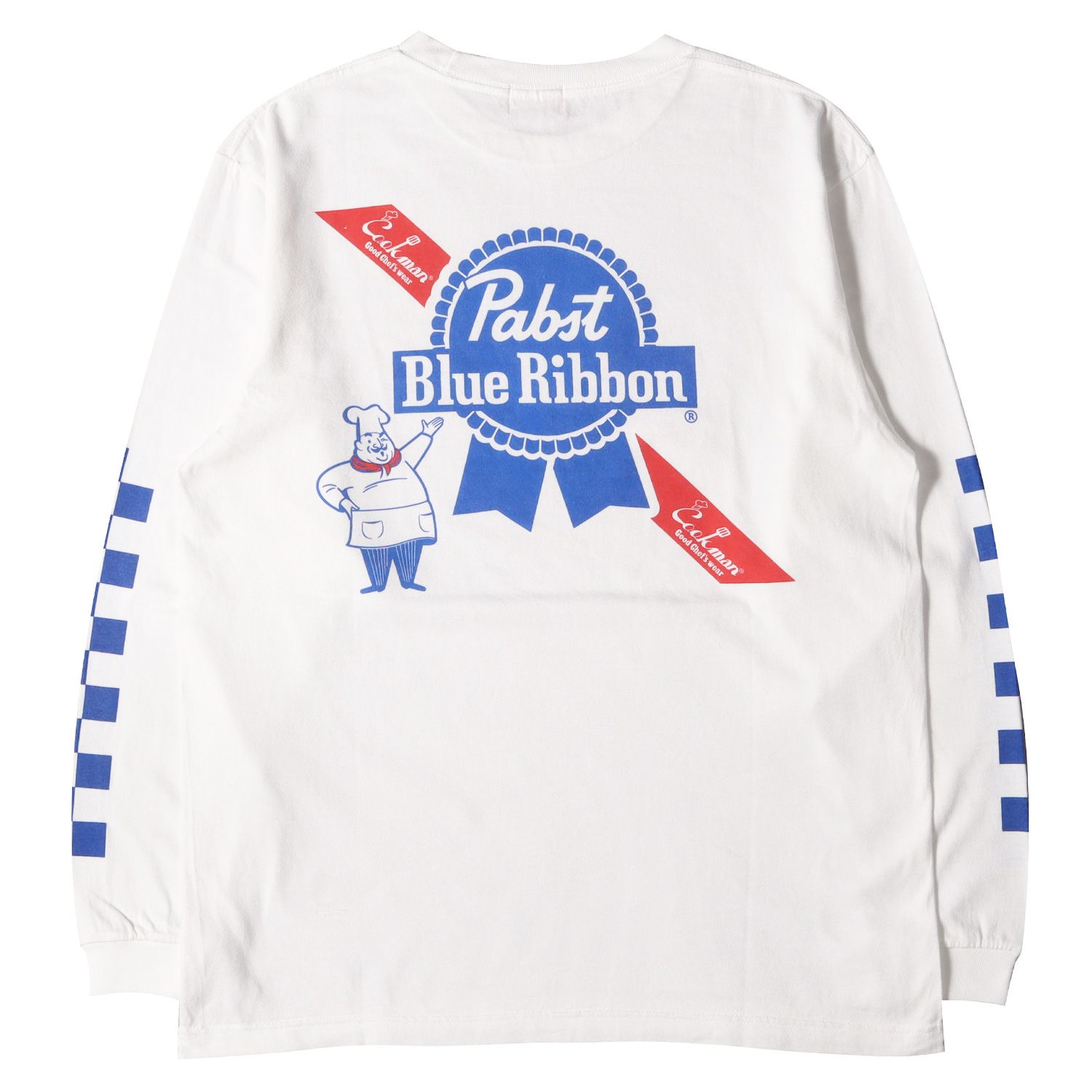 COOKMAN クックマン Tシャツ Pabst Blue Ribbon ロゴ グラフィック 