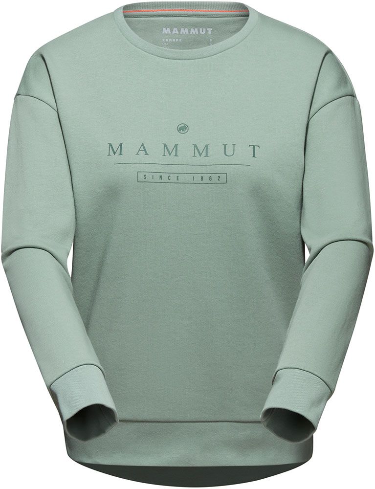 マムート MAMMUT アウトドア 長袖 トップス レディース Mammut Core ML Crew Neck Women Logo 101404070 4100 JADE