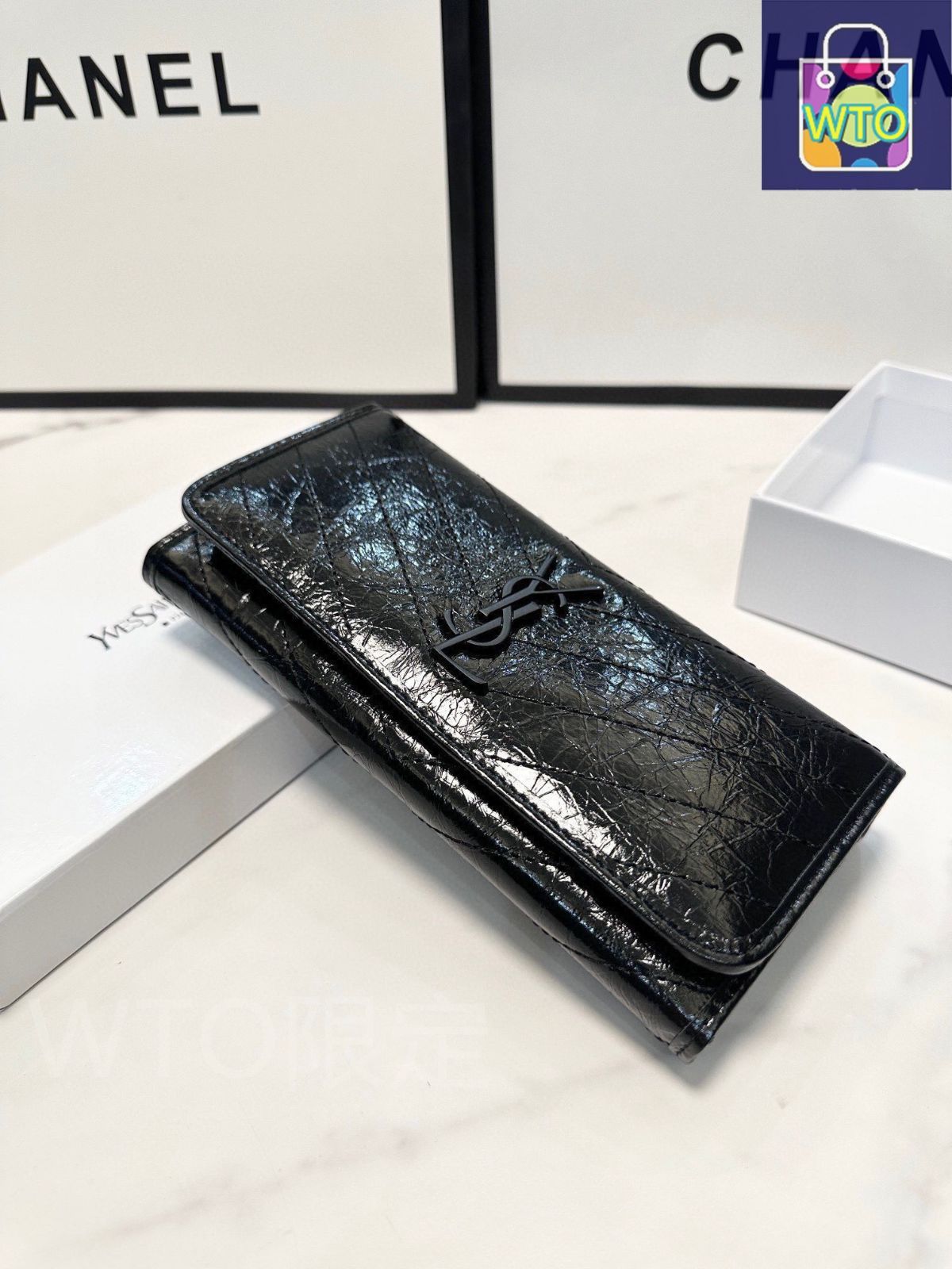 サンローラン　ウォレット　箱あり！ 楽天市場】【国内正規品/ラッピング済】 Saint Laurent サン