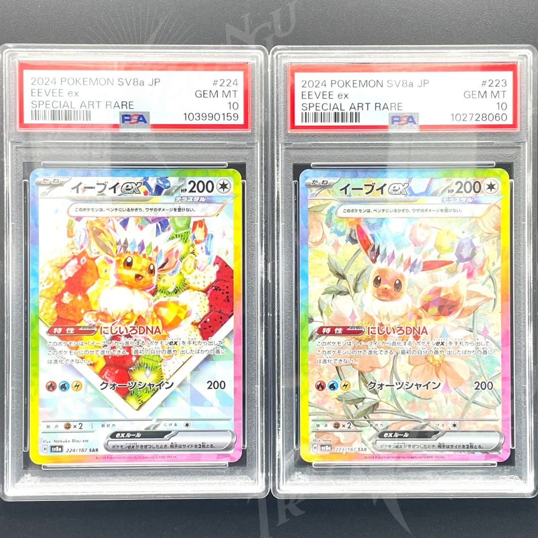 PSA10 連番 イーブイex SAR sv8a 224 223 / 2024 Pokemon Japanese