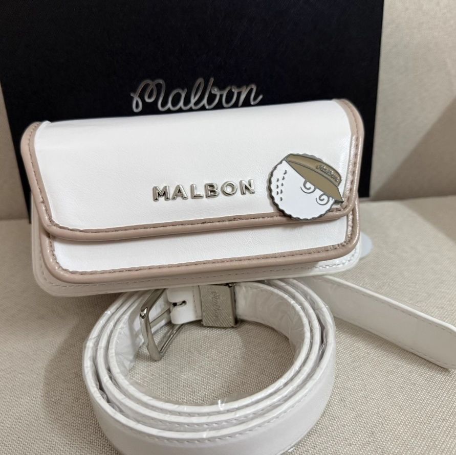 Malbon ゴルフ 測距計 ケース ミニウエストバッグ 男女兼用 小物収納