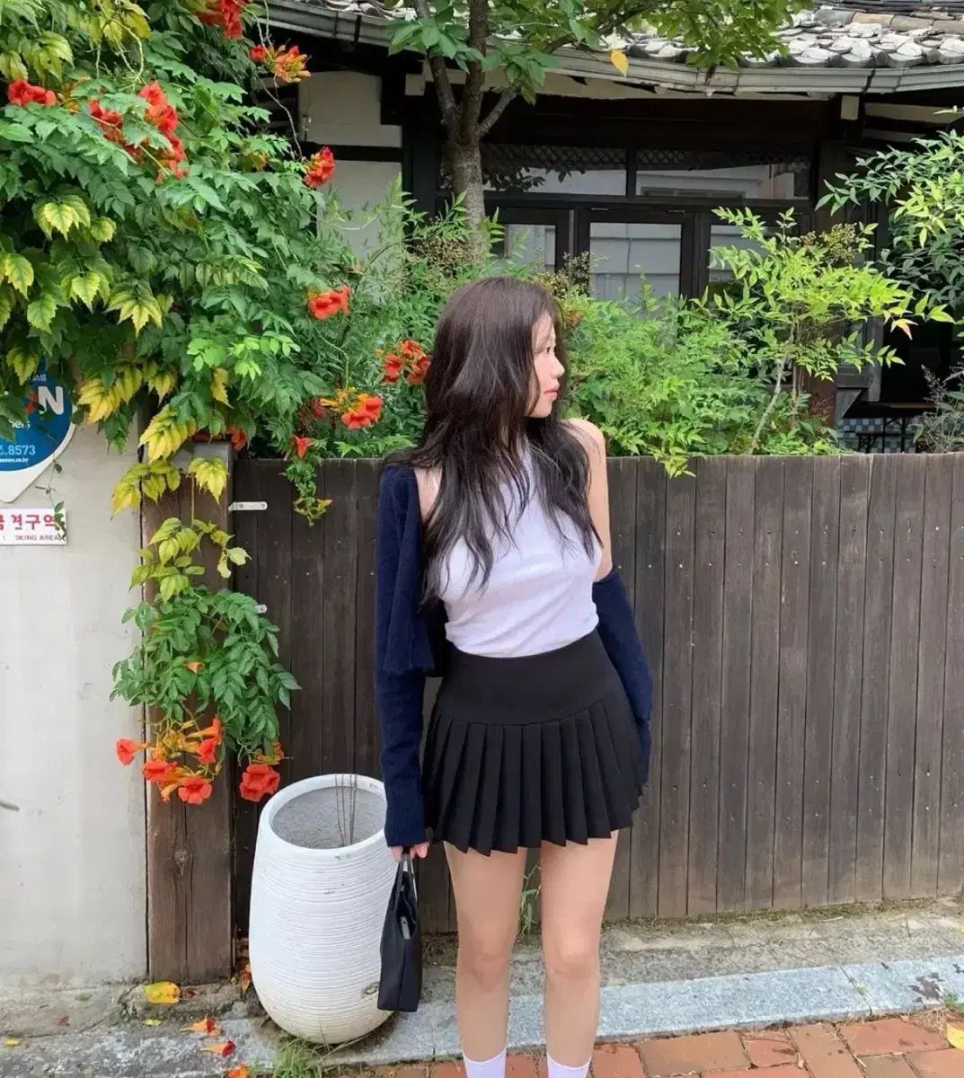 ownt リブ プリーツ スカート s