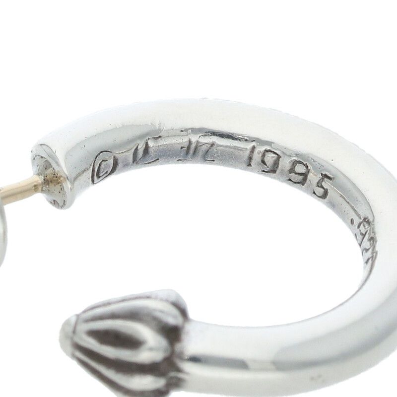 クロムハーツ HOOP PLAIN/プレーンフープ シルバーピアス メンズ