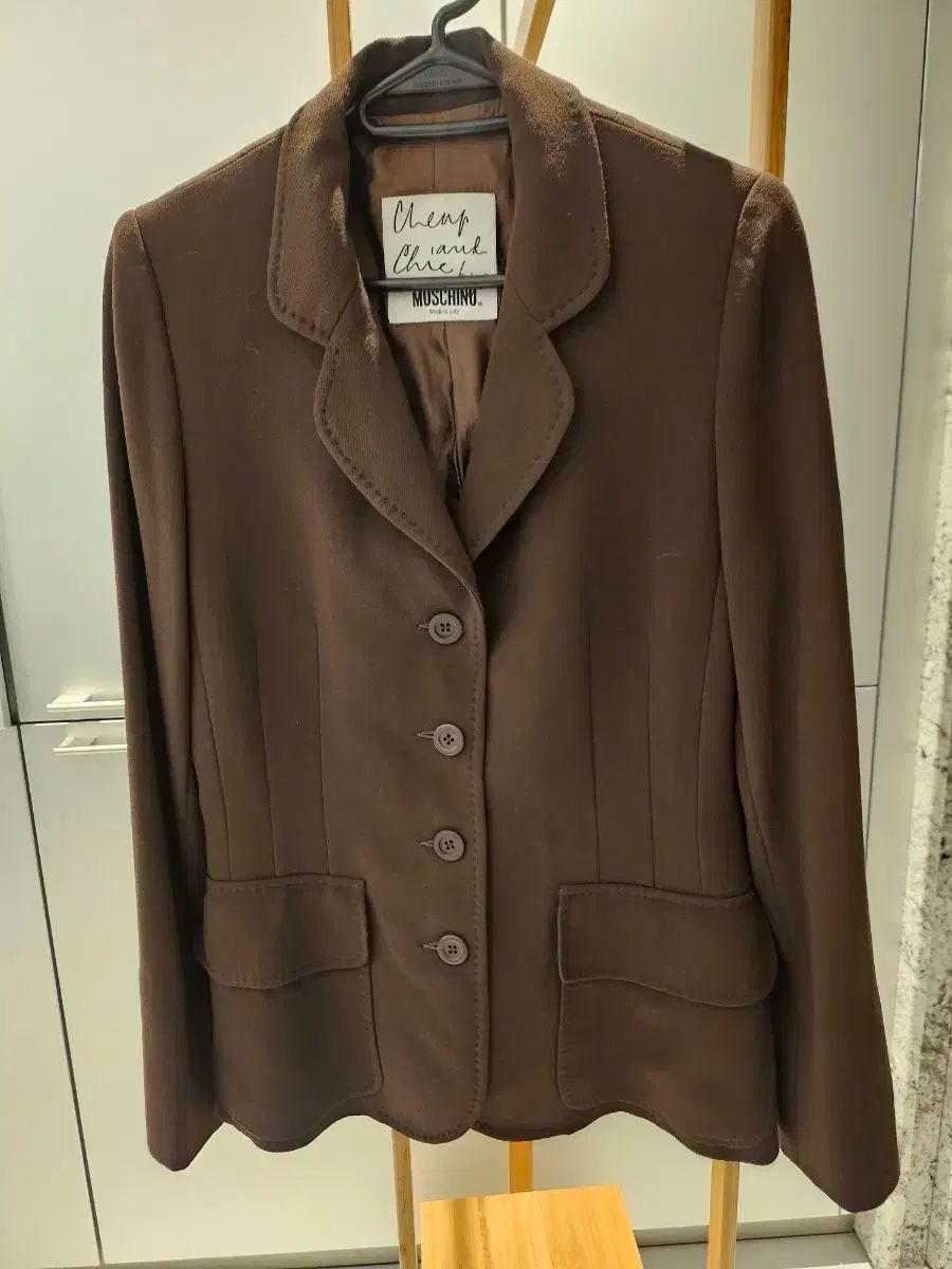 モスチノ レディース ブラウン 秋冬ジャケット sサイズ