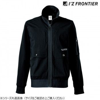 アイズフロンティア ストレッチナイロンワークジャケット 05 ブラック M 3210