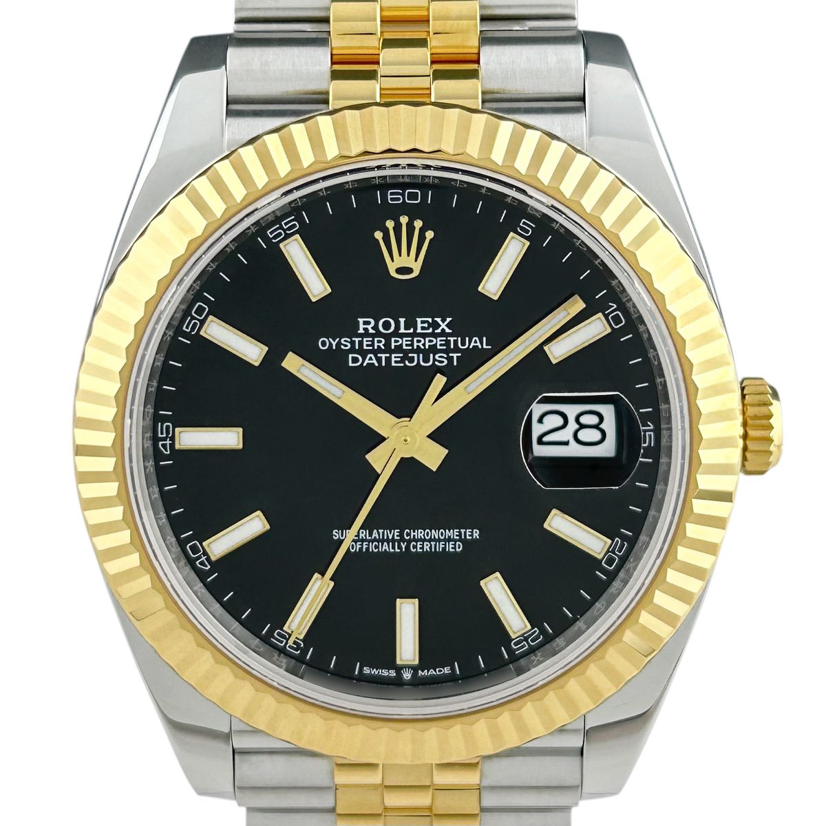 ロレックス ROLEX デイトジャスト 41 126333 腕時計 SS YG 自動巻き