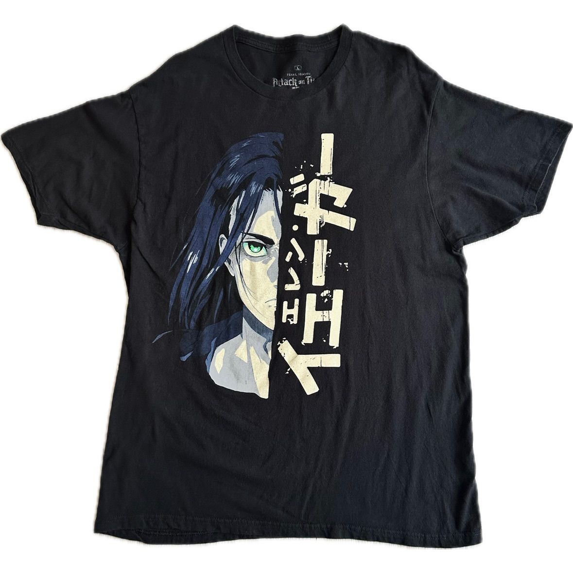 古着 進撃の巨人 エレン アニメ キャラクター 人気 Tシャツ 半袖