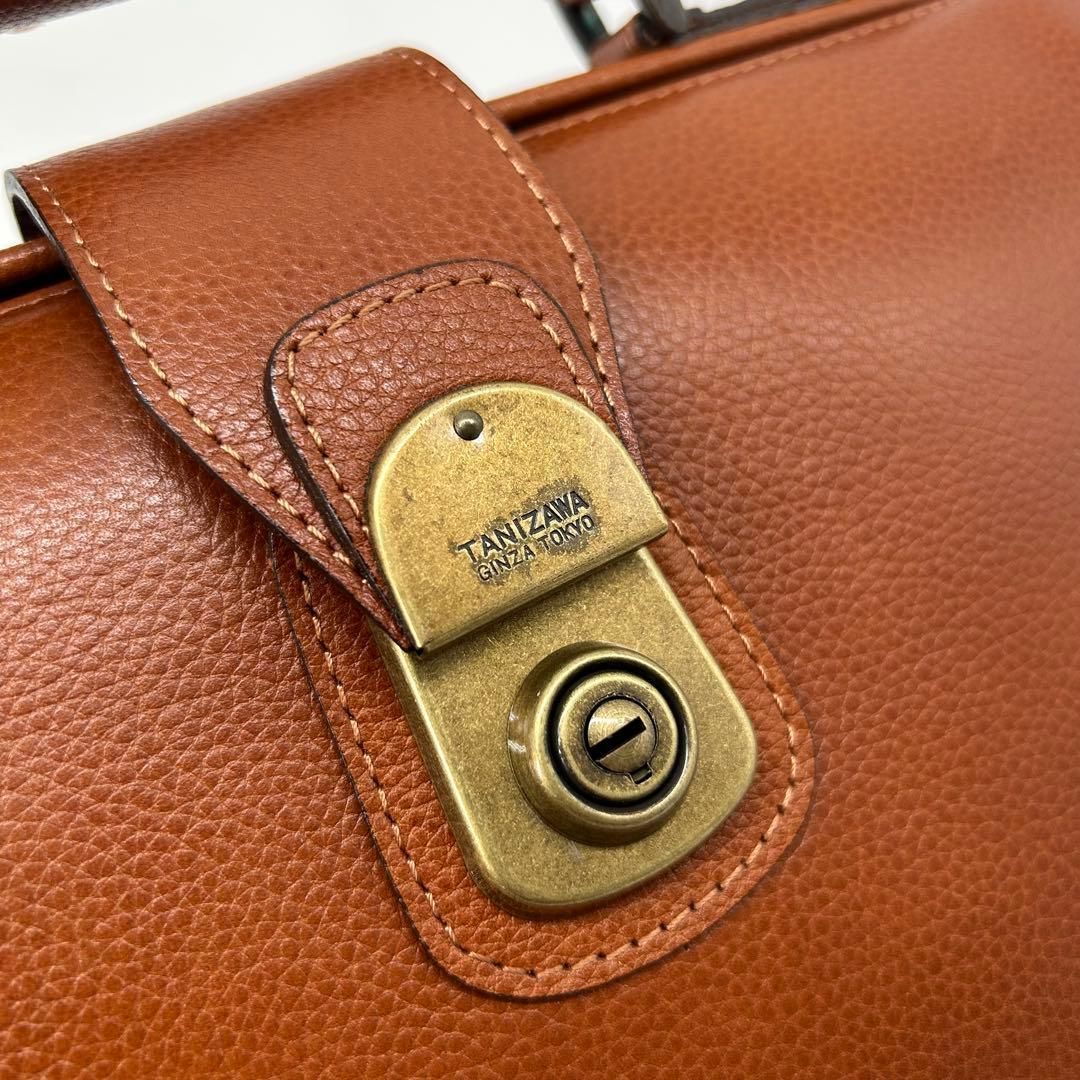 TANIZAWA 2way ミニダレスバッグ ドクターバッグ レザー ショルダー