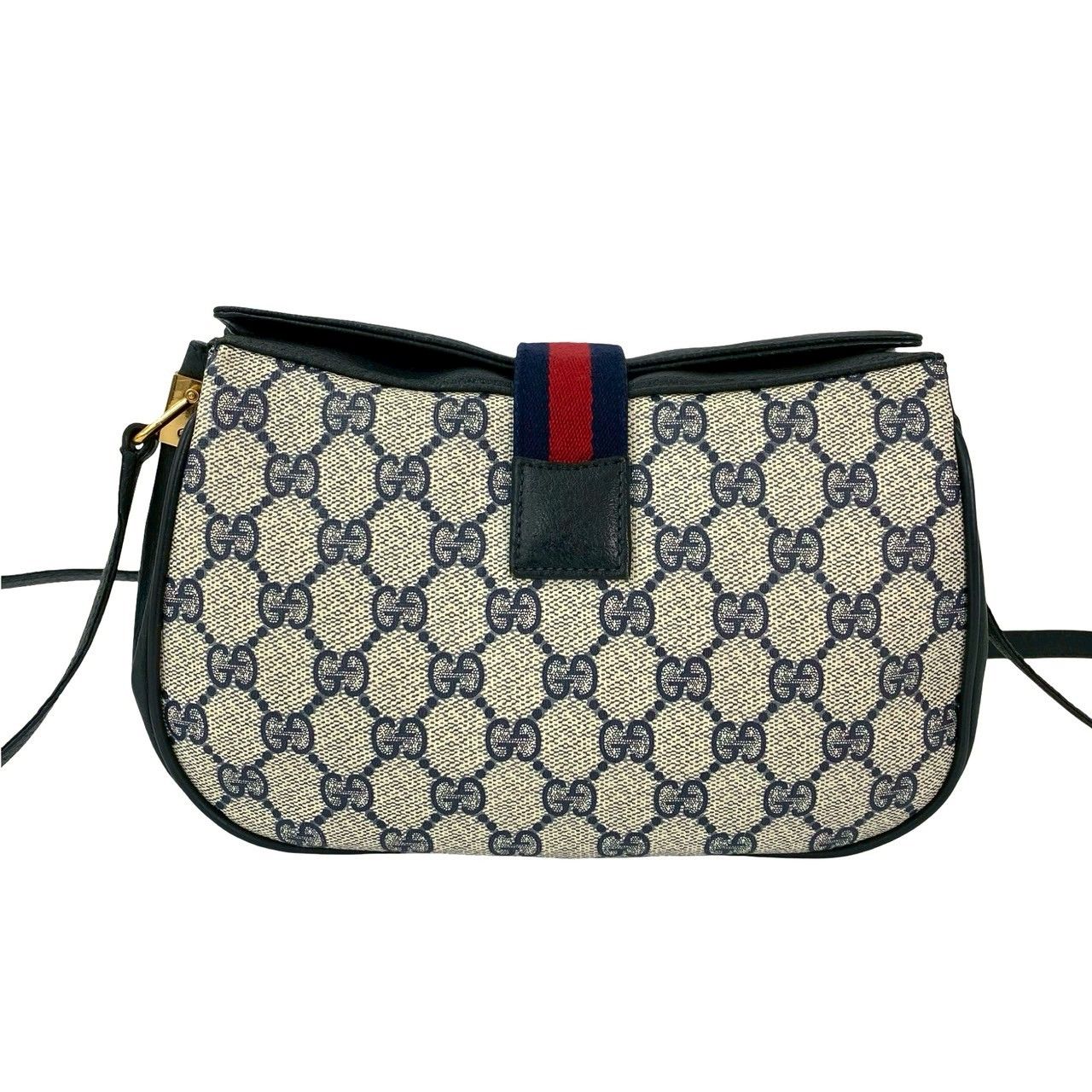極 美品 GUCCI グッチ オールドグッチ ヴィンテージ シェリーライン GG 