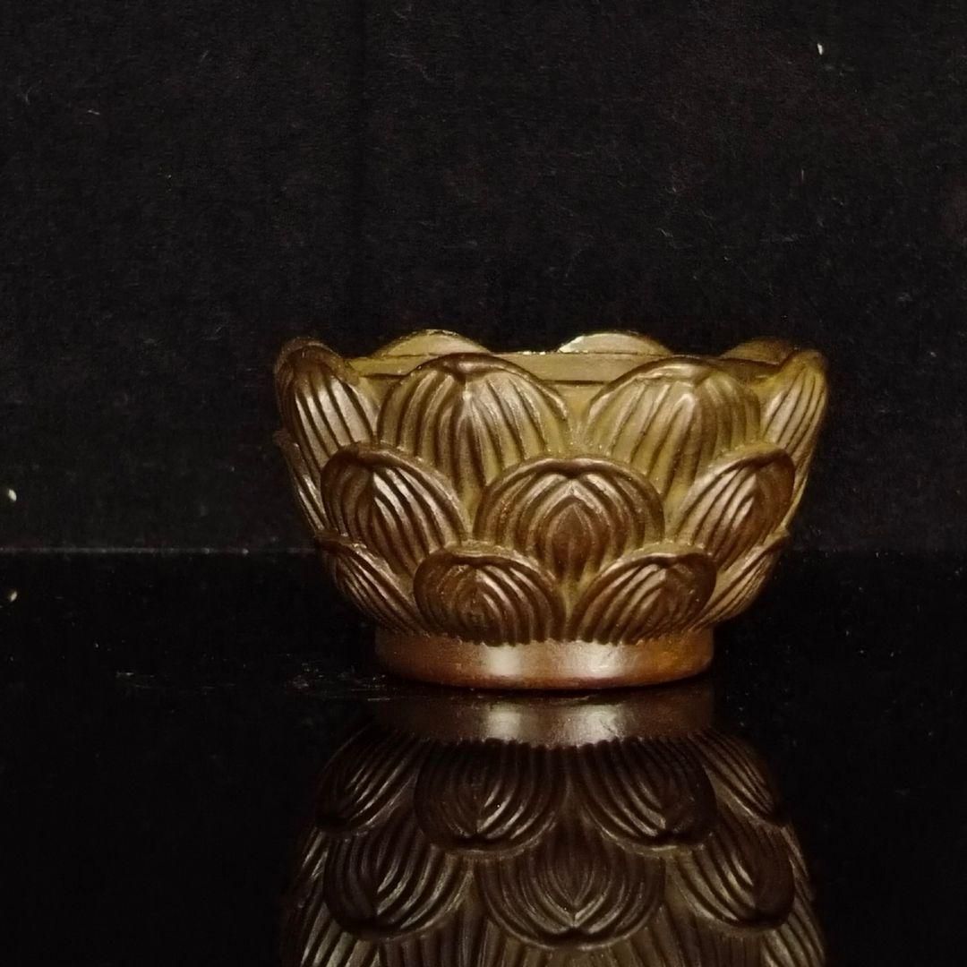 銅細工 透かし彫り蓮華薫香炉 香道具 装飾品 工芸品 美術品 置物