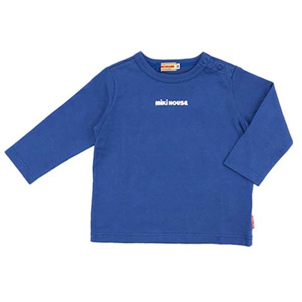 ○30％OFFセール○ミキハウスmikihouseプリントロゴ 長袖Tシャツ