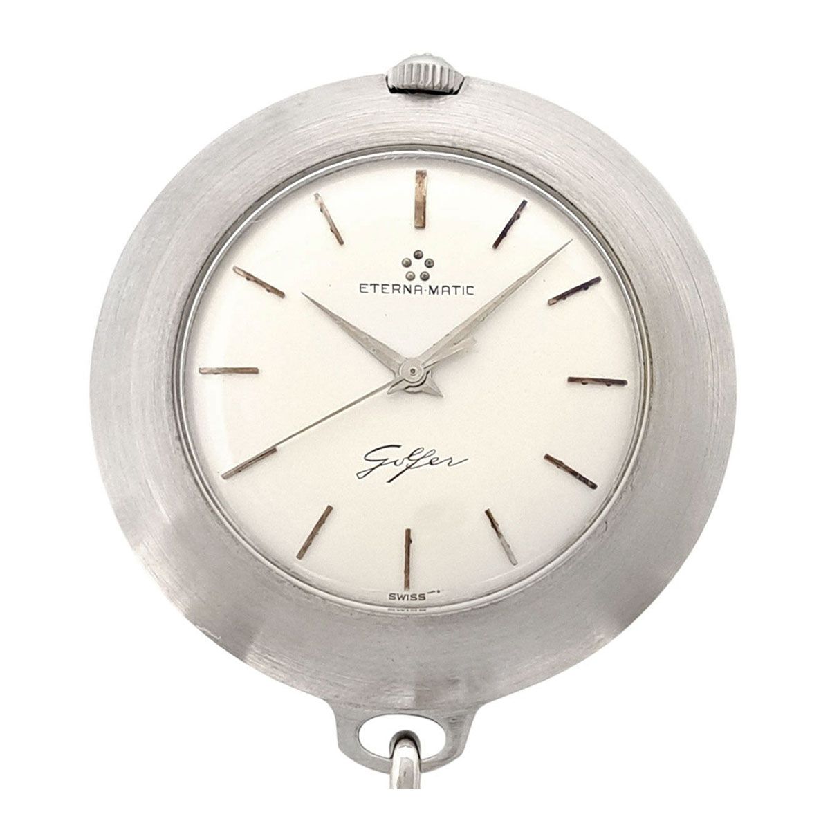 エテルナ エテルナマチック 懐中時計 自動巻き ステンレススティール メンズ Eterna 時計