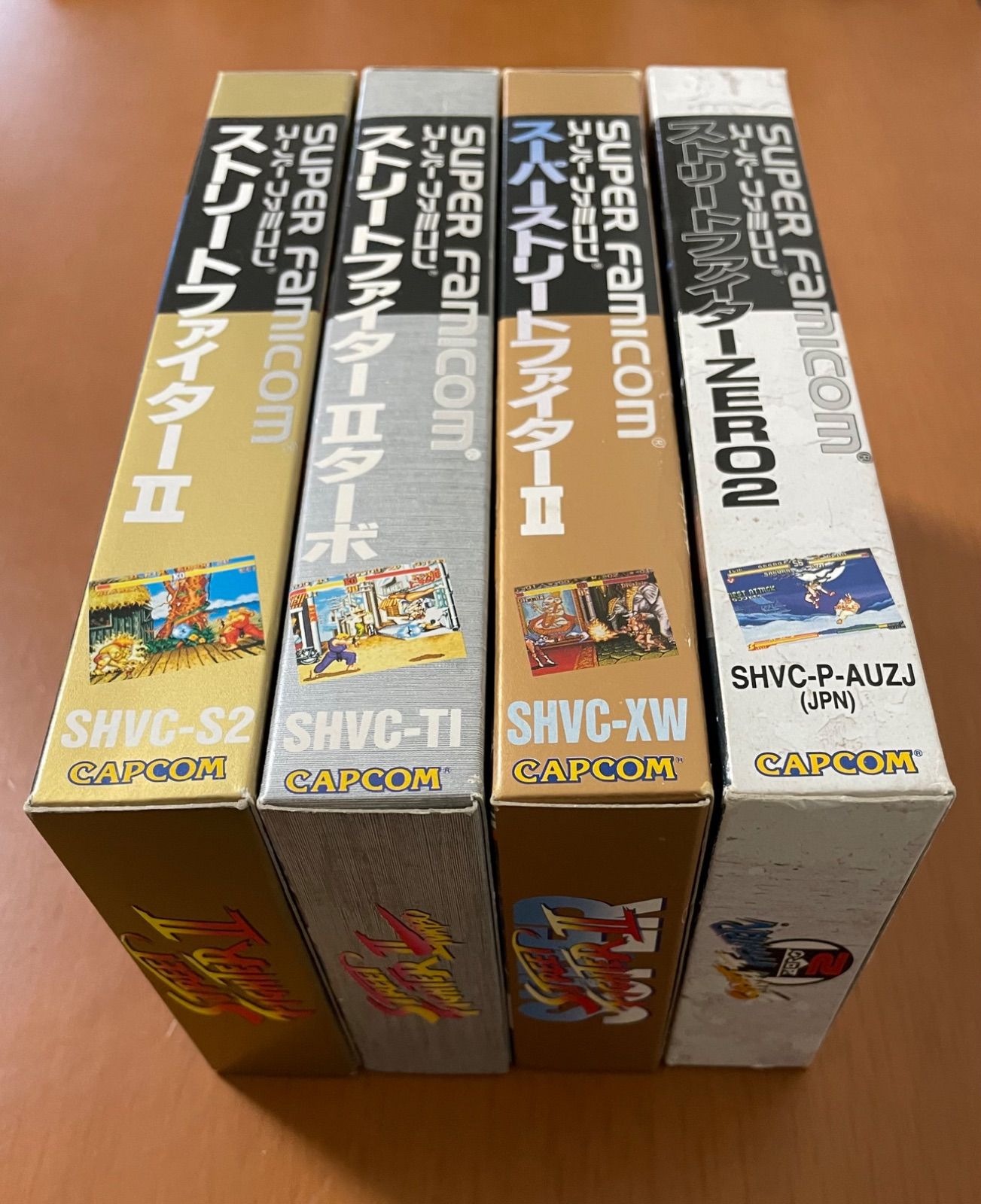 CAPCOM ストリートファイターⅡ 箱説ハガキ付き スーパーファミコンソフトシリーズ4本セット - メルカリ