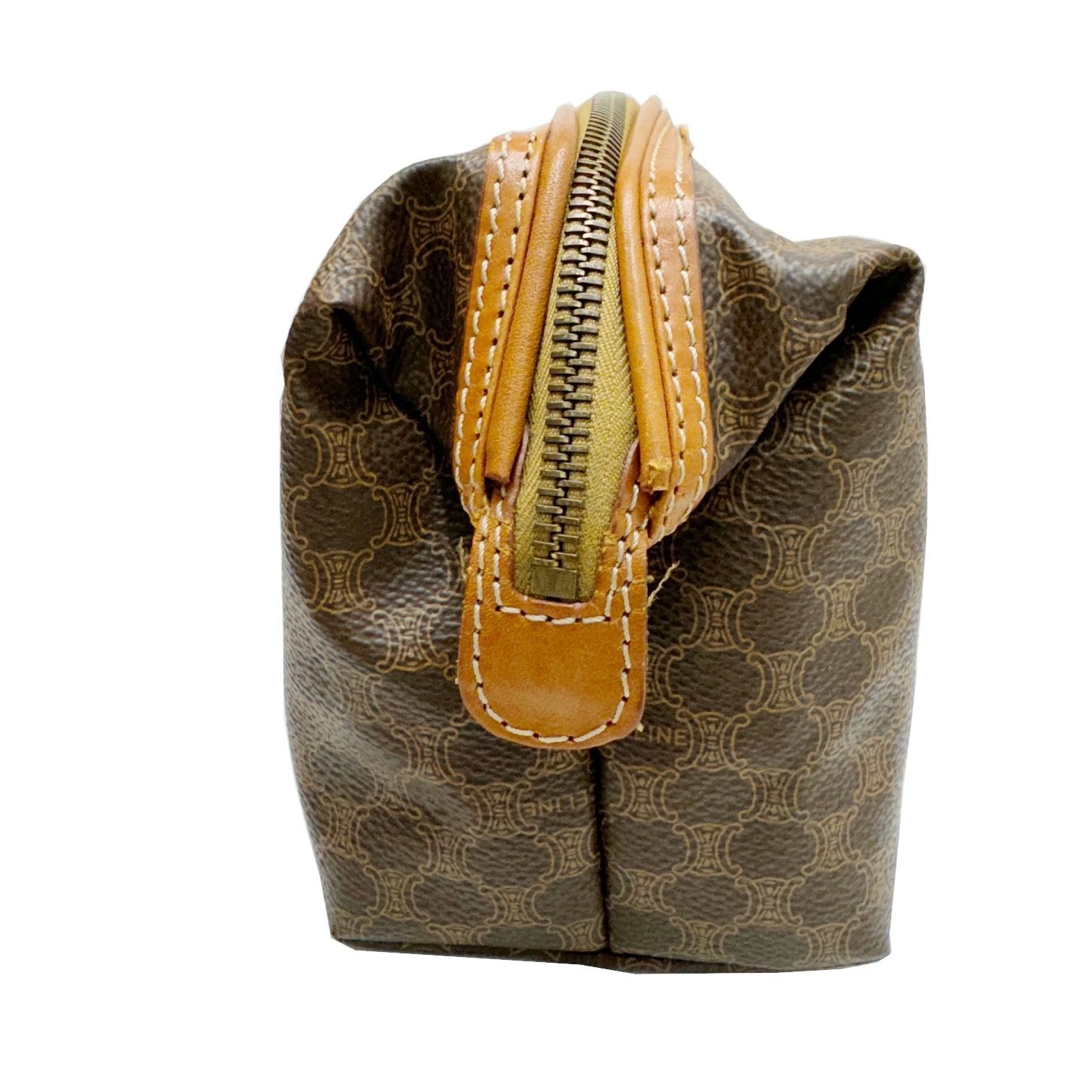 CELINE セリーヌ マカダム柄 ポーチ コスメポーチ マルチポーチ PVC