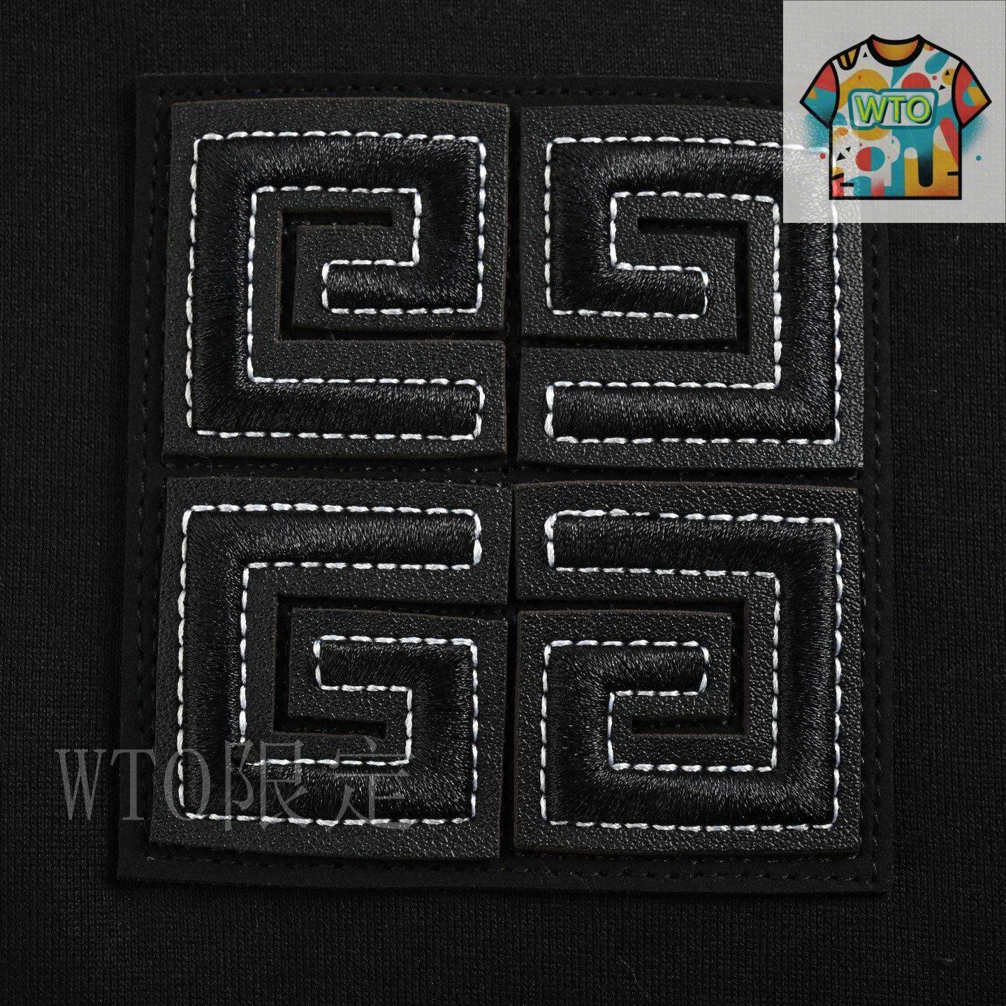 今日WTO】GIVENCHY 25ss 胸元 4G 明線刺繍 ショートスリーブ