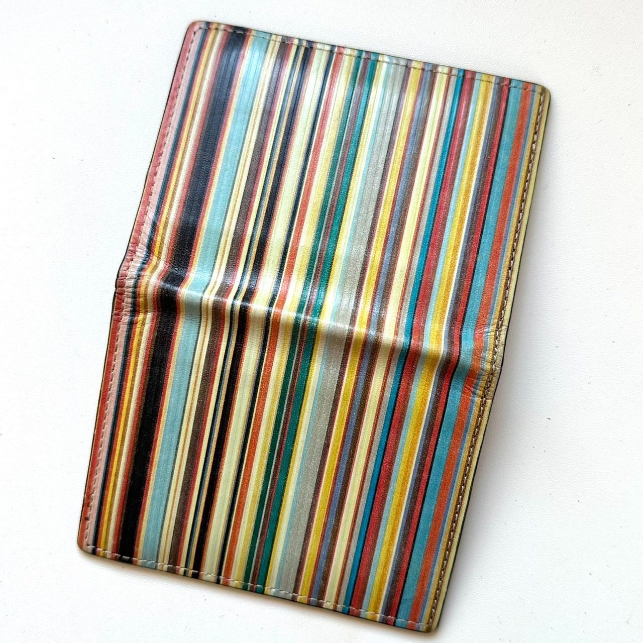 ポールスミス Paul Smith カードケース パスケース マルチストライプ
