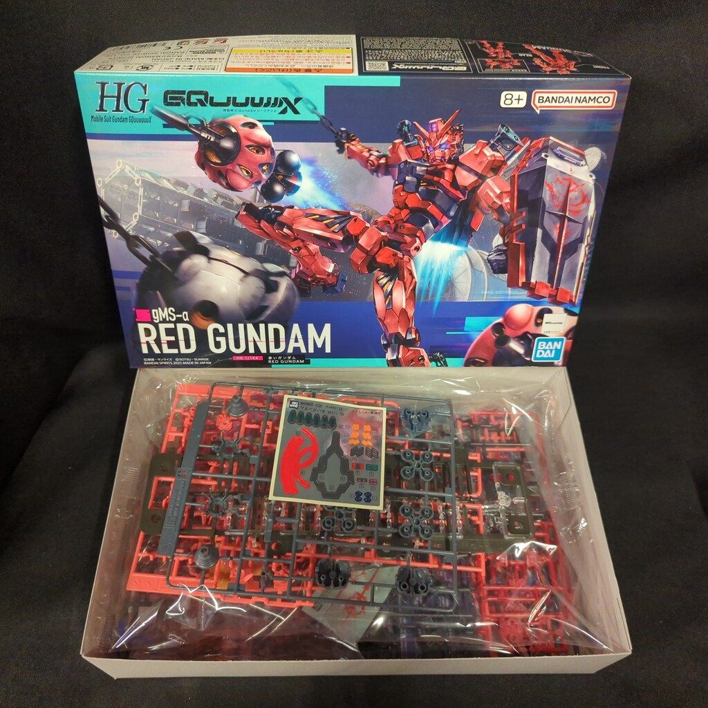 BANDAISPIRITS HG 1/144 機動戦士Gundam GQuuuuuuX 赤いガンダム