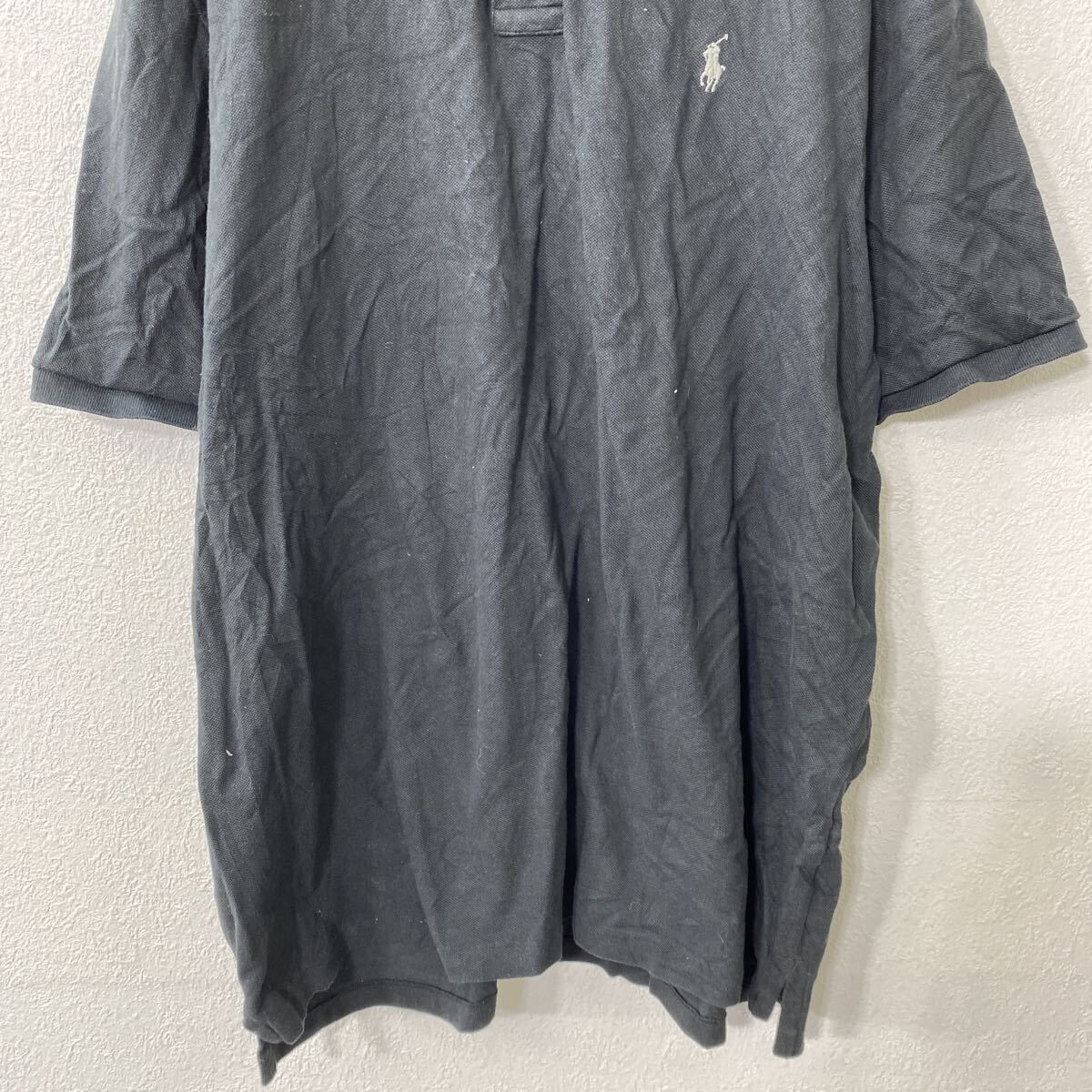POLO RALPH LAUREN 半袖 ロゴ ポロシャツ 2XL ブラック ポロ