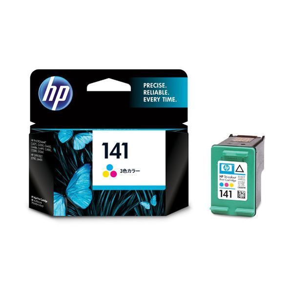 (まとめ) HP141 プリントカートリッジ カラー CB337HJ 1個  