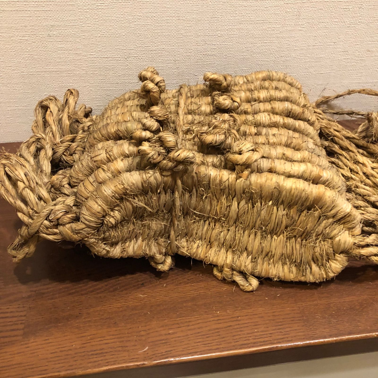 藁細工みの草鞋古民具