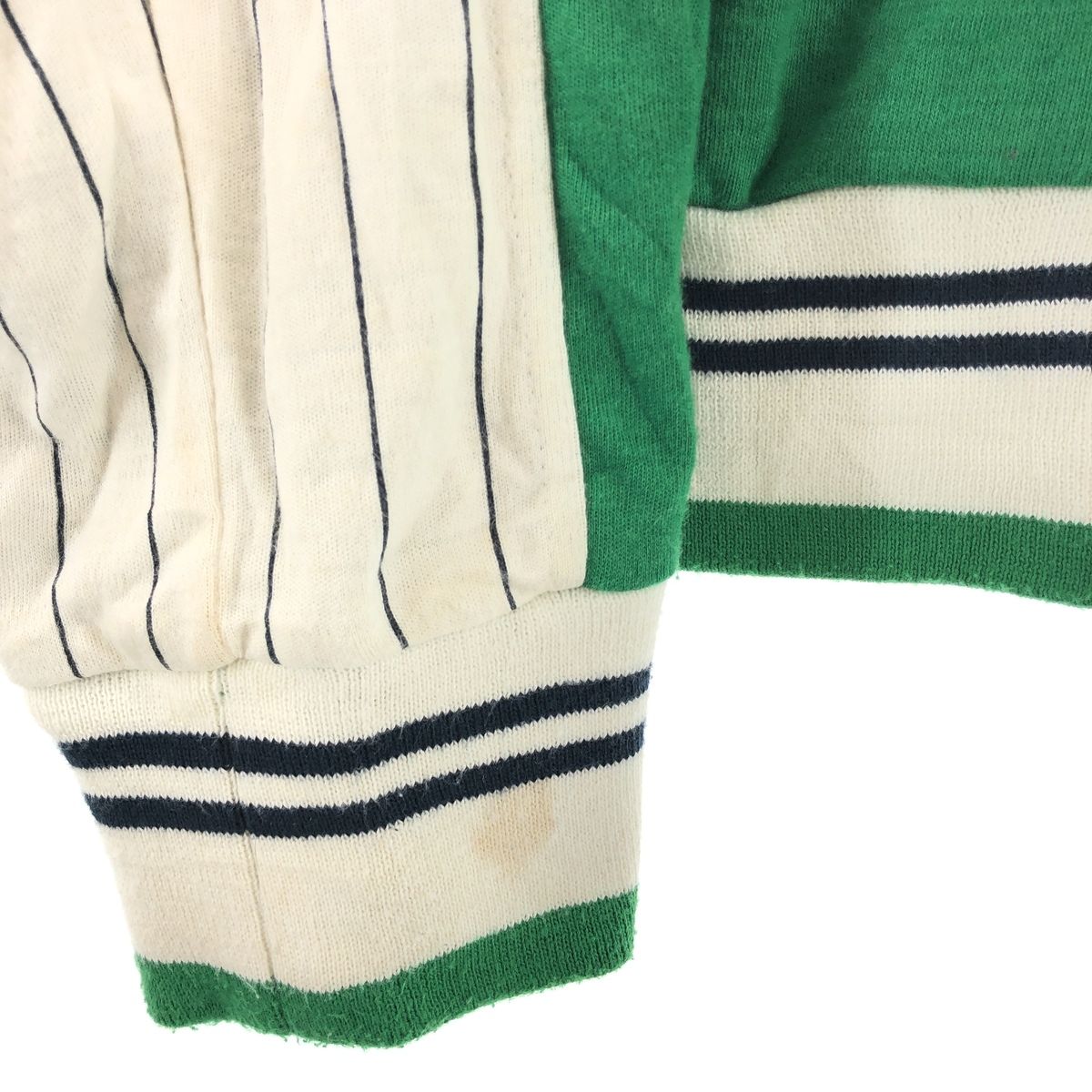 古着　FILA WHITE LINE ニットパーカー 古着 フィラ FILA WHITE LINE スウェットブルゾン メンズM相当