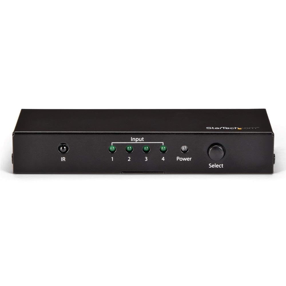 人気商品 StarTech.com 4入力1出力HDMIディスプレイ切替器|スイッチャ―|セレクター 自動切替機能付き VS421HD20