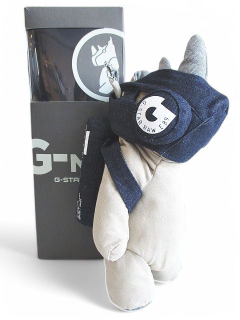 ジースターロウ G-Star RAW G-NO FIREMAN  ぬいぐるみ ジーノ ガスマスク ブランドマスコット