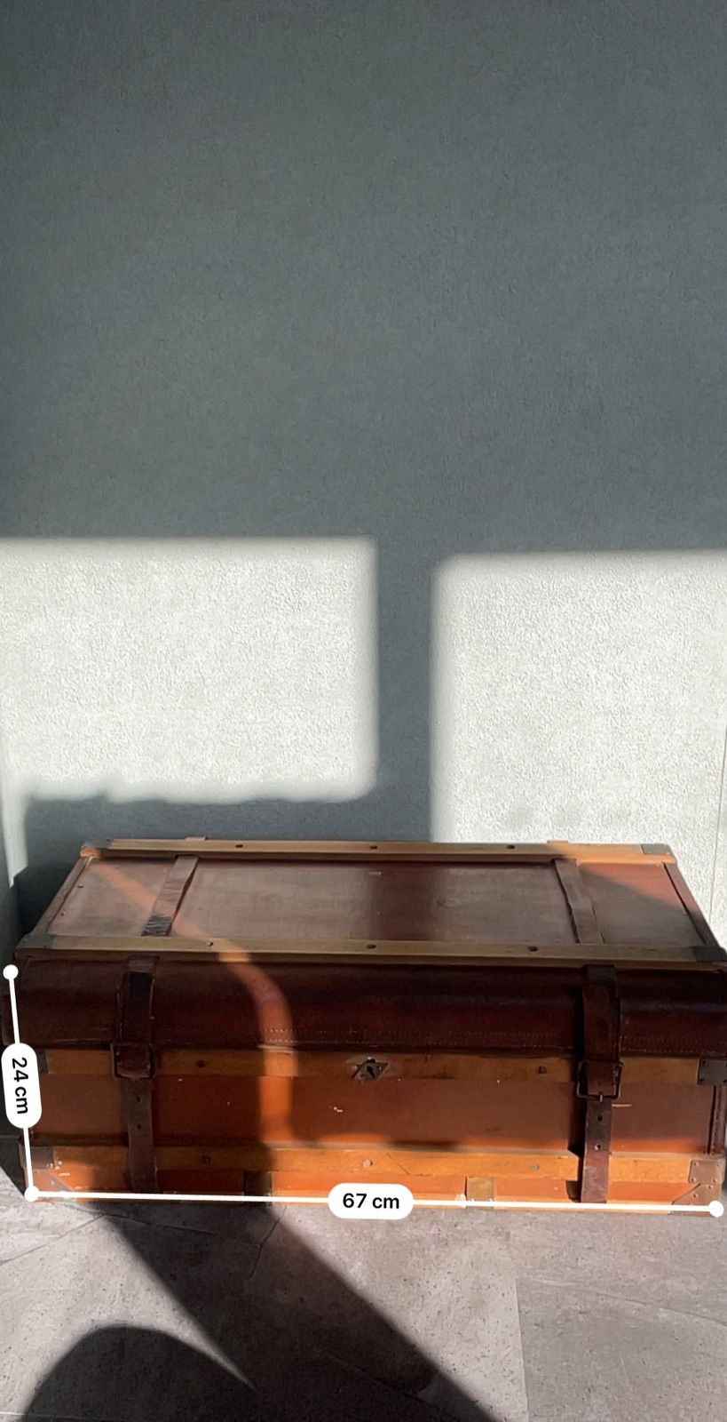 実物 日本軍尉官用行李 スーツケース 日露戦争 明治実物