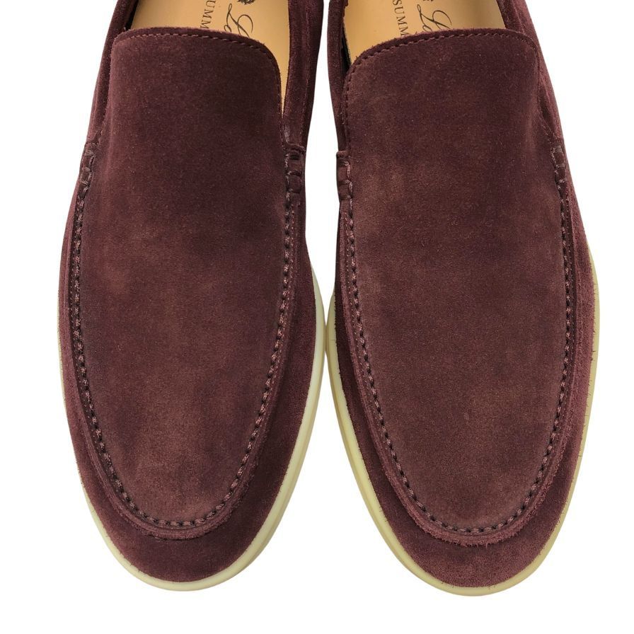 ロロピアーナ ローファー サマーウォーク スエード サイズ39.5【AFD4  